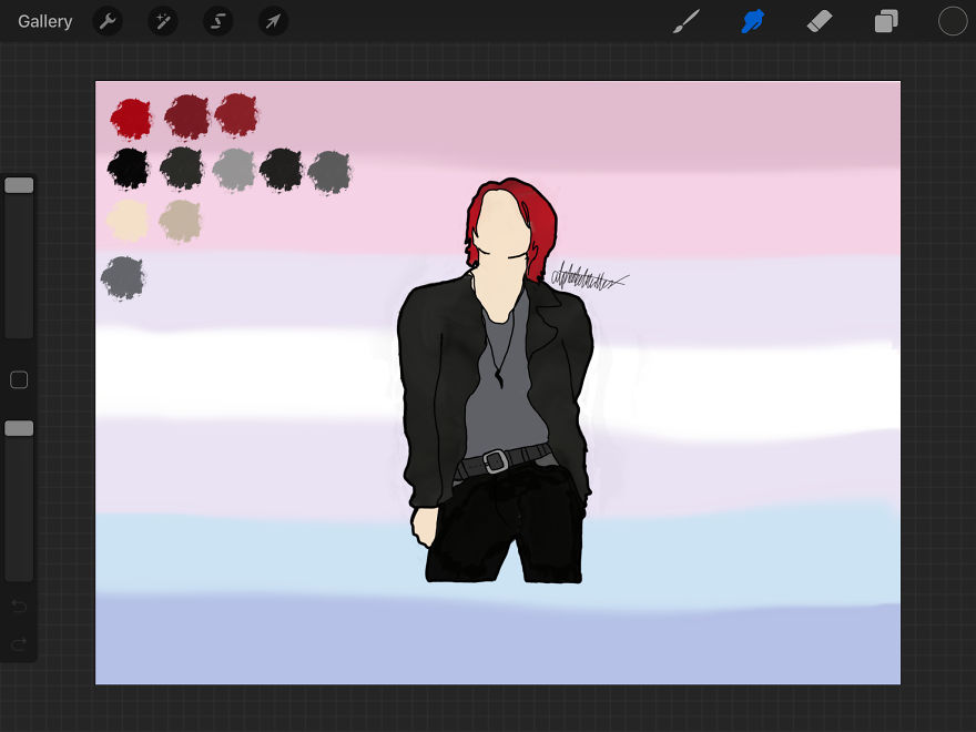 I Draw Band Members On Pride Flags