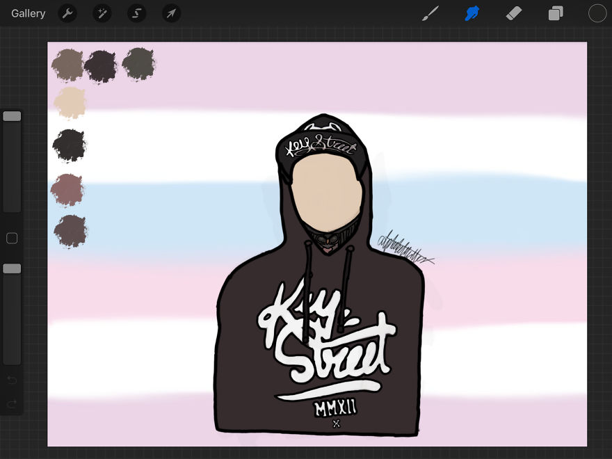 I Draw Band Members On Pride Flags