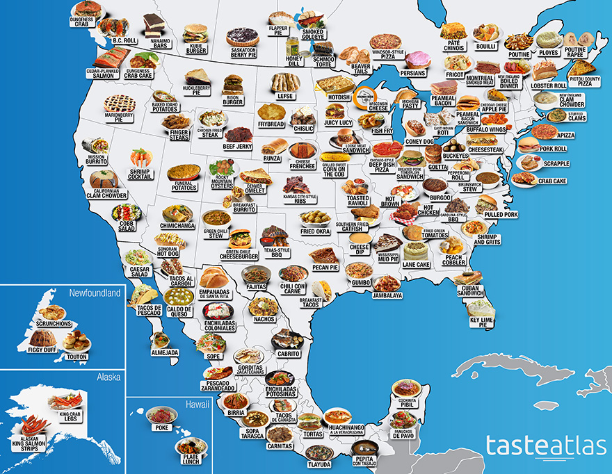 30 Maps Reveal The Tastiest Dishes Around The World Bored Panda