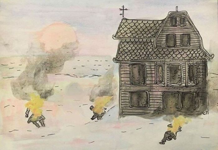 I Suffer From Schizophrenia And This Is How I Perceive The World Through Painting