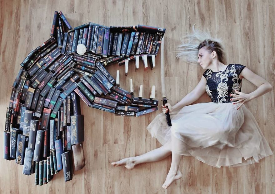 In Love With Books, This Woman Uses Them To Make True Works Of Art