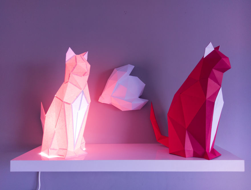 Animal Inspired Do It Yourself Unique Paper Lamps Animal Inspired Do It Yourself Unique Paper Lamps