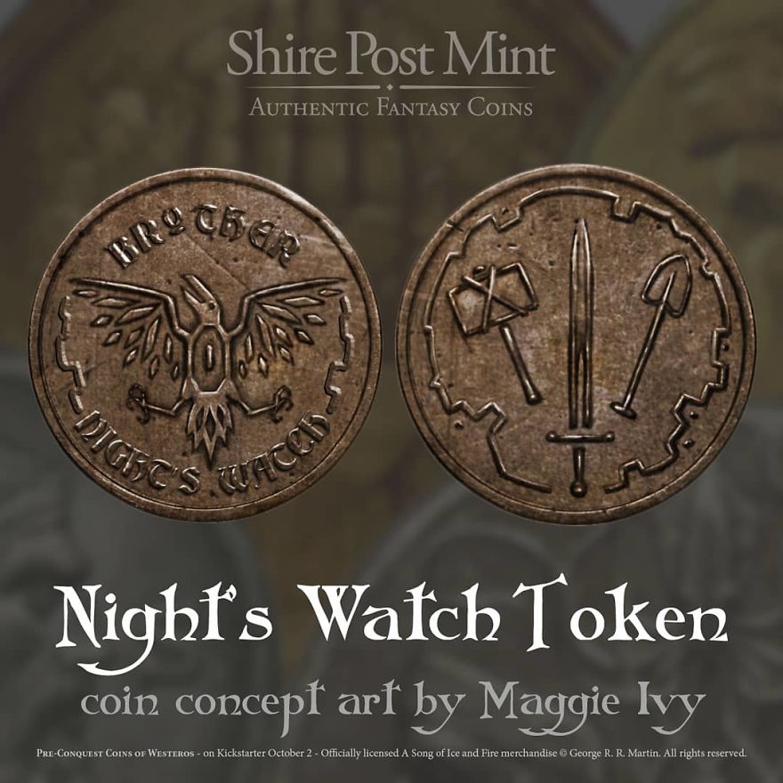 Shire Post Mint Makes Handmade Game Of Thrones Coins
