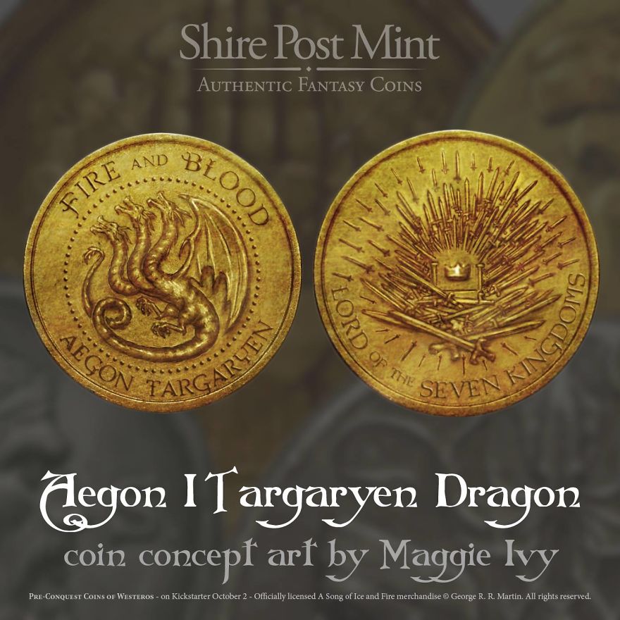 Shire Post Mint Makes Handmade Game Of Thrones Coins