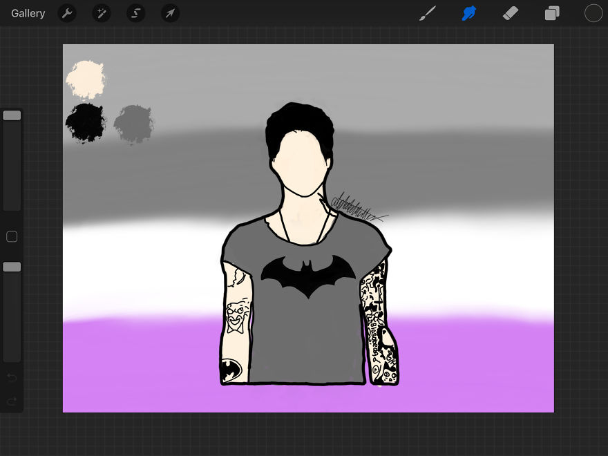 I Draw Band Members On Pride Flags