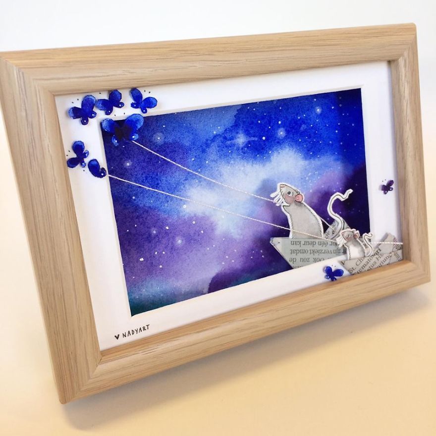 Dutch Artist Creates Inktober-Inspired Whimsical Art And Story Book Starring Two Rats Destined To Find Each Other Dutch Artist Creates Inktober-Inspired Whimsical Art And Story Book Starring Two Rats Destined To Find Each Other