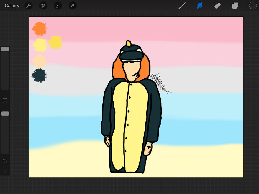 I Draw Band Members On Pride Flags