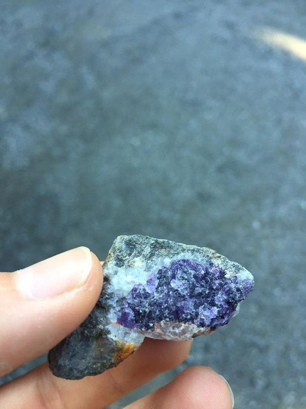I Found Some Amethyst In A Gravel Driveway