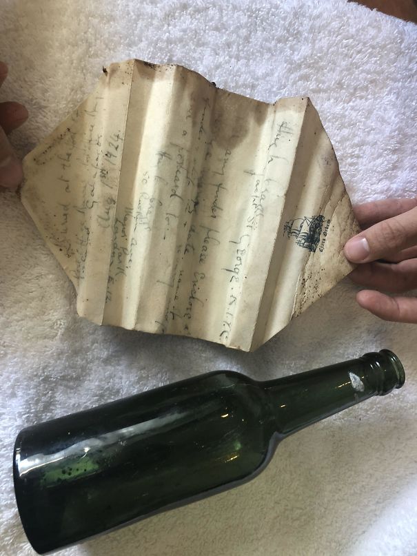 I Found This Message In A Bottle On Floreana Island In The Galapagos