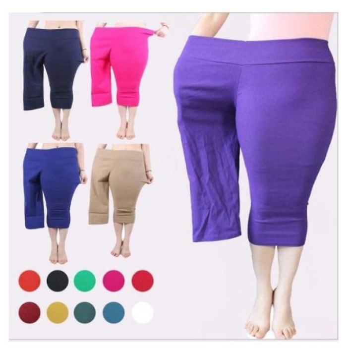 Advertising Plus-Size Leggings With A Small Model In One Leg Instead Of Getting A Plus-Sized Model