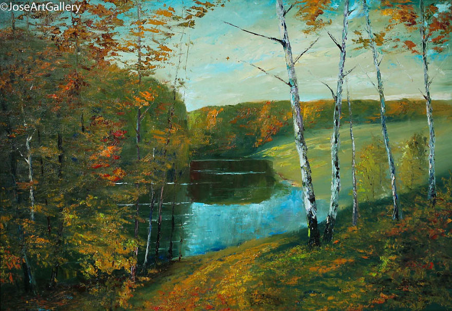Autumn. Cool Morning. Ukraine