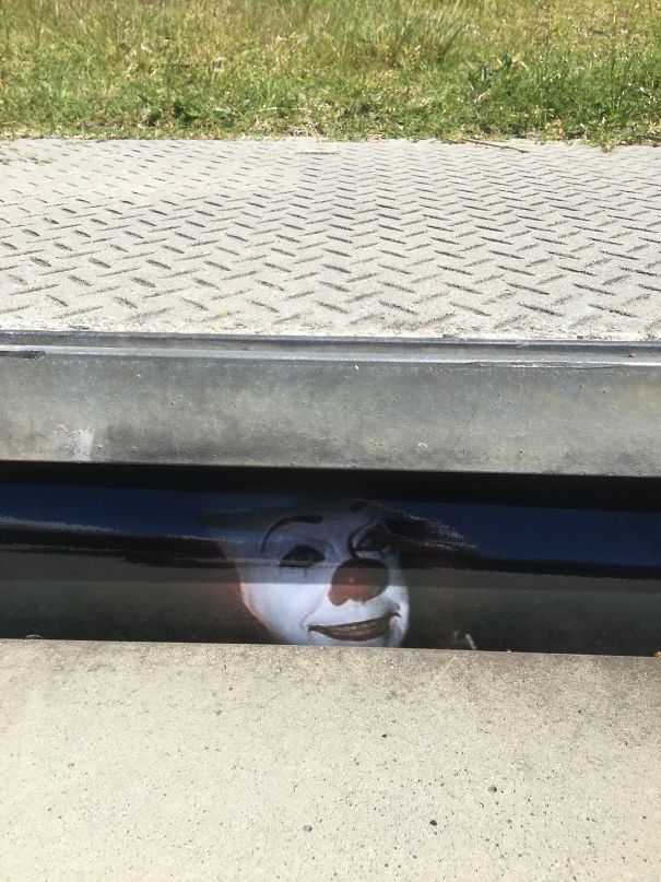 I Put This In The Drain At The Front Of My House