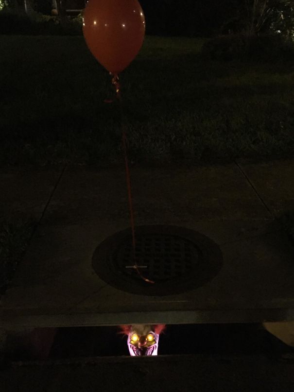 My Sister Thought It Would Be Funny To Put This In The Sewer In Front Of Her House
