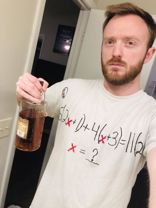 Dressed Up As A ‘Drinking Problem’ And Got Virtually No Laughs