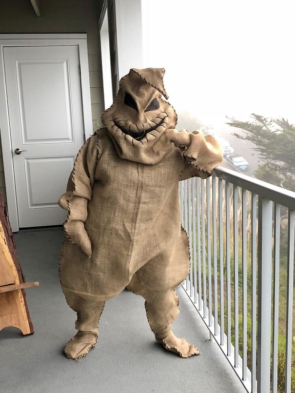 My Sister-In-Law Made The Best Costume I Have Ever Seen. Mr. Boogey Man. Ironically, She Is A Therapist And Helps Folks With There Personal Boogey Mans