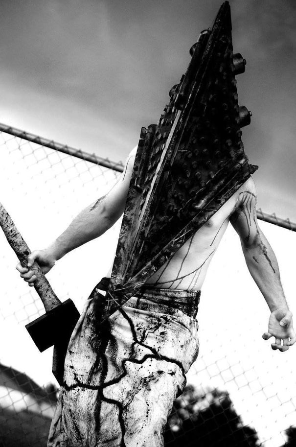 My Pyramid Head Cosplay That I Wore For Halloween