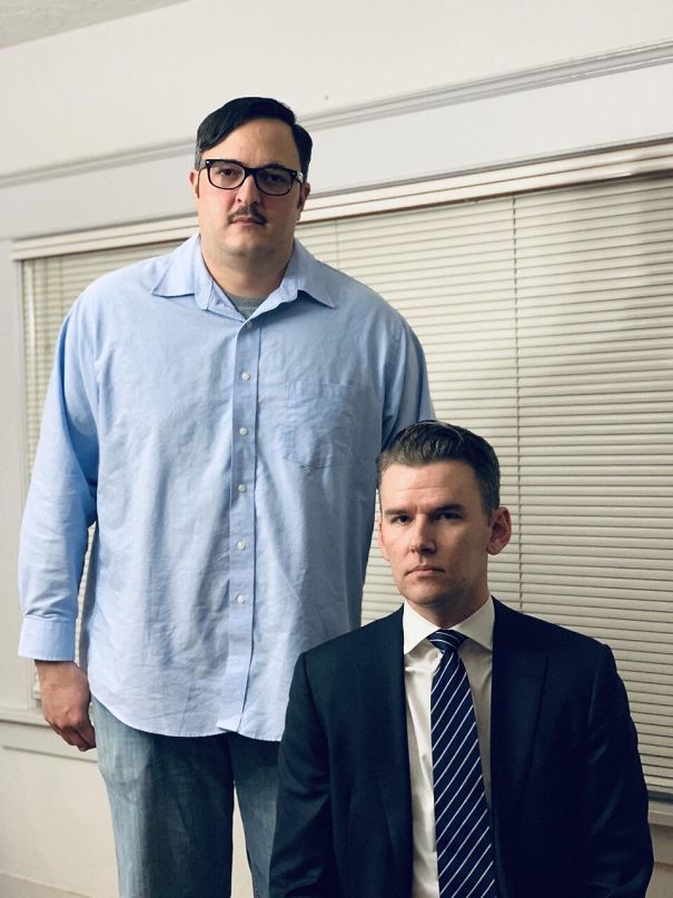 My 6' 6" Friend And I Went To A Halloween Party Over The Weekend As Ed Kemper And Holden Ford From Mindhunter