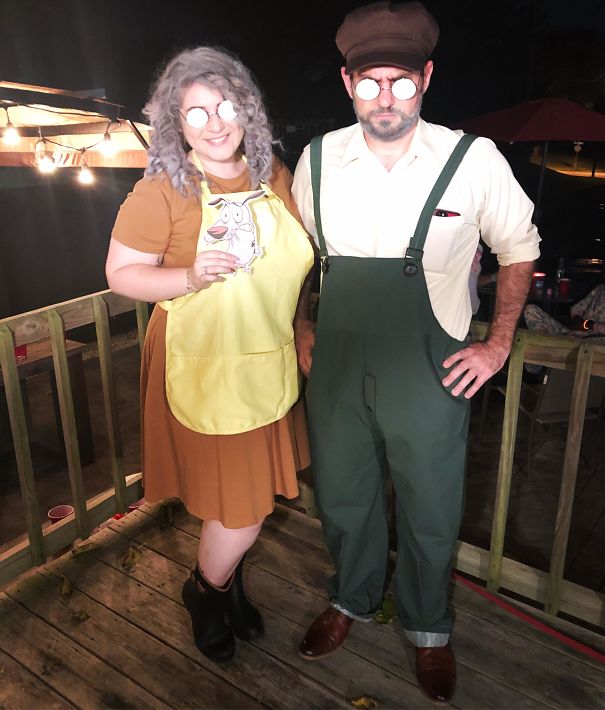 The GF And I As Eustace And Muriel Bagge