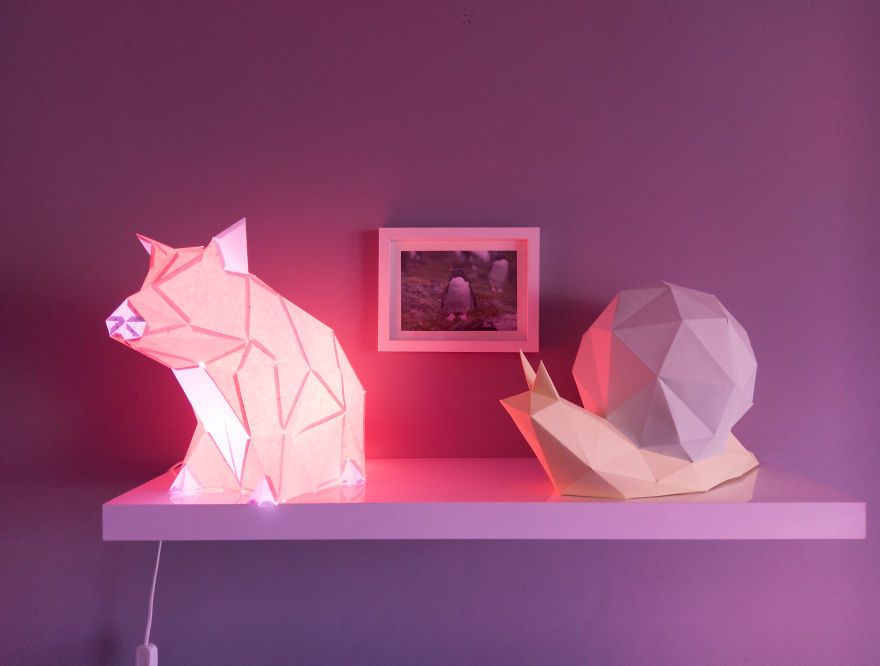 Animal Inspired Do It Yourself Unique Paper Lamps Animal Inspired Do It Yourself Unique Paper Lamps
