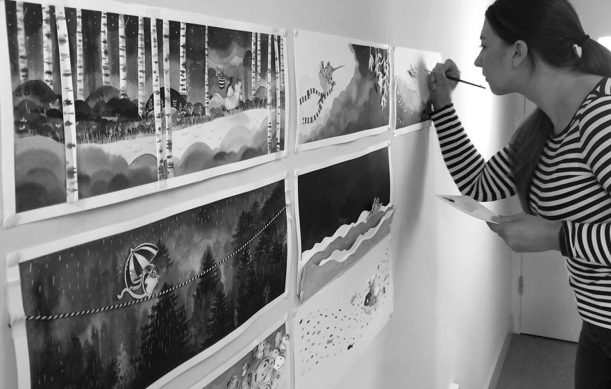 Dutch Artist Creates Inktober-Inspired Whimsical Art And Story Book Starring Two Rats Destined To Find Each Other Dutch Artist Creates Inktober-Inspired Whimsical Art And Story Book Starring Two Rats Destined To Find Each Other
