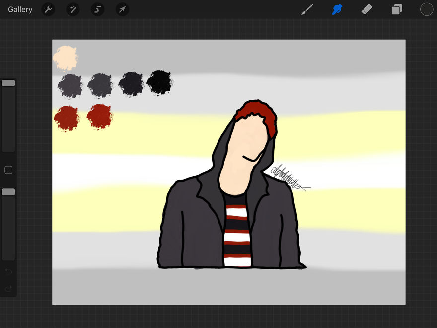 I Draw Band Members On Pride Flags