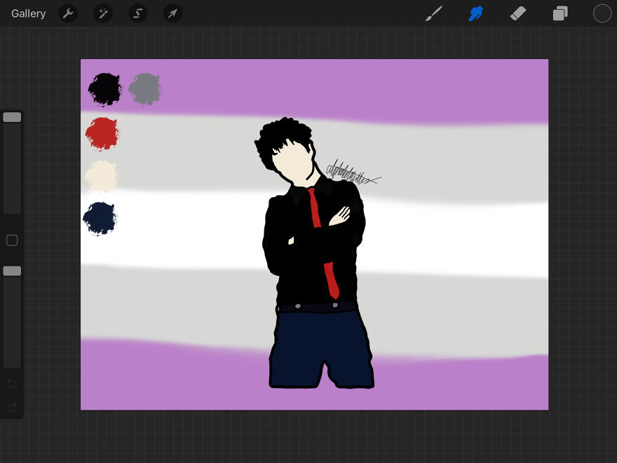 I Draw Band Members On Pride Flags