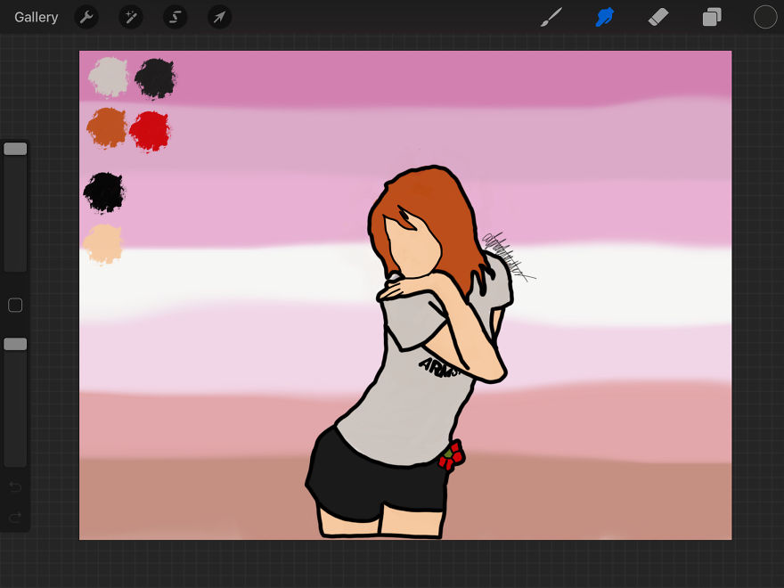 I Draw Band Members On Pride Flags