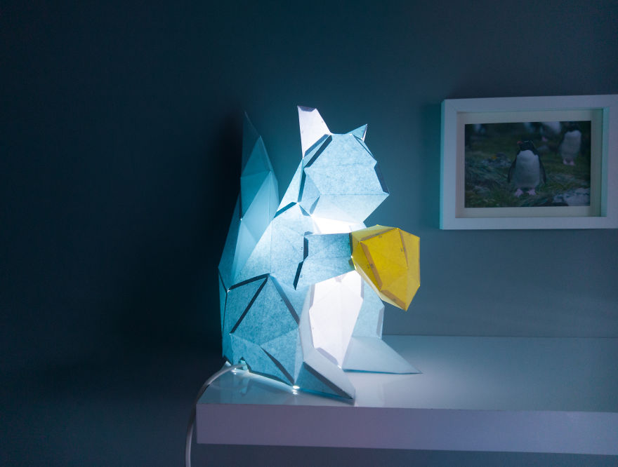 Animal Inspired Do It Yourself Unique Paper Lamps Animal Inspired Do It Yourself Unique Paper Lamps