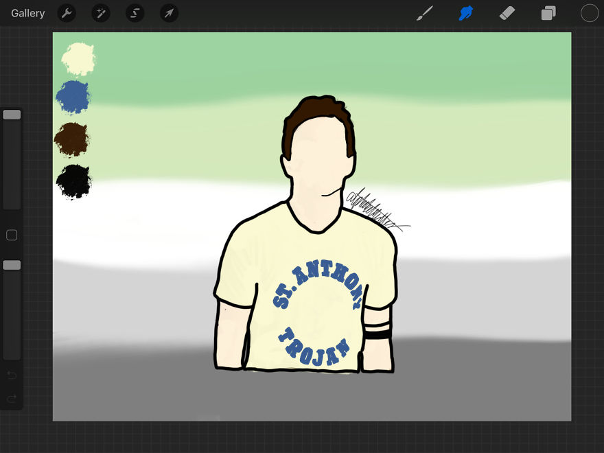 I Draw Band Members On Pride Flags