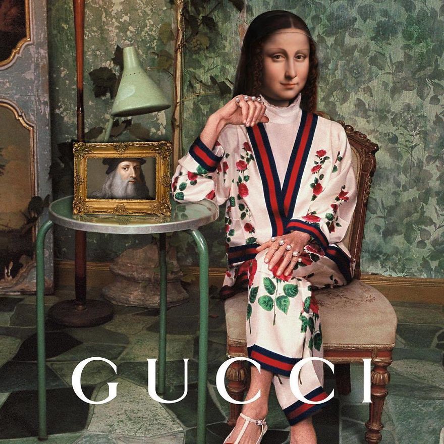 Gucci With Mona Lisa