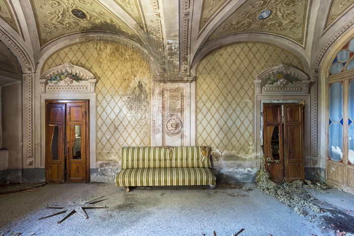 Castillo abandonado en Italia