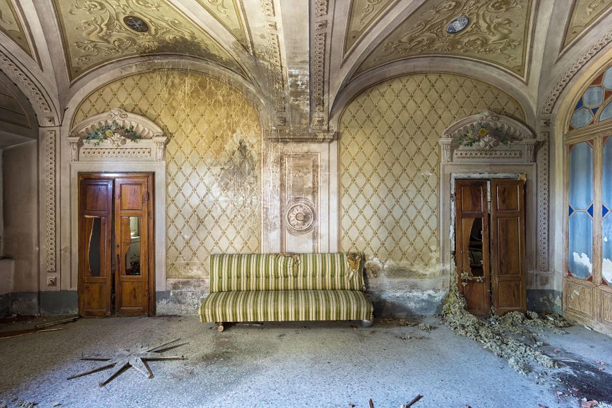 Abandoned Castle In Italy