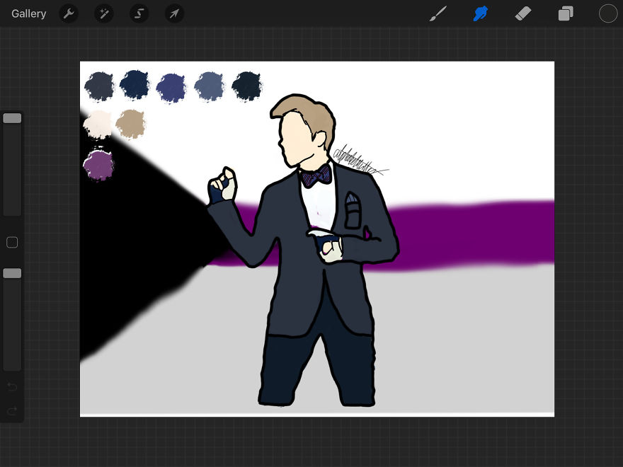 I Draw Band Members On Pride Flags