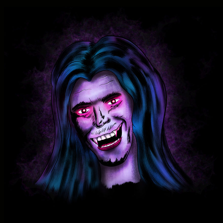 I Reimagined Slash & His Band As Halloween Monsters