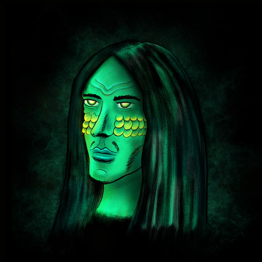 I Reimagined Slash & His Band As Halloween Monsters