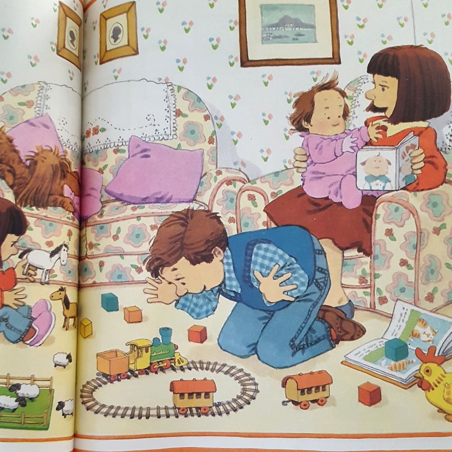 16 Hilarious Illustrations From Children's Books With A Mom's Snarky Captions