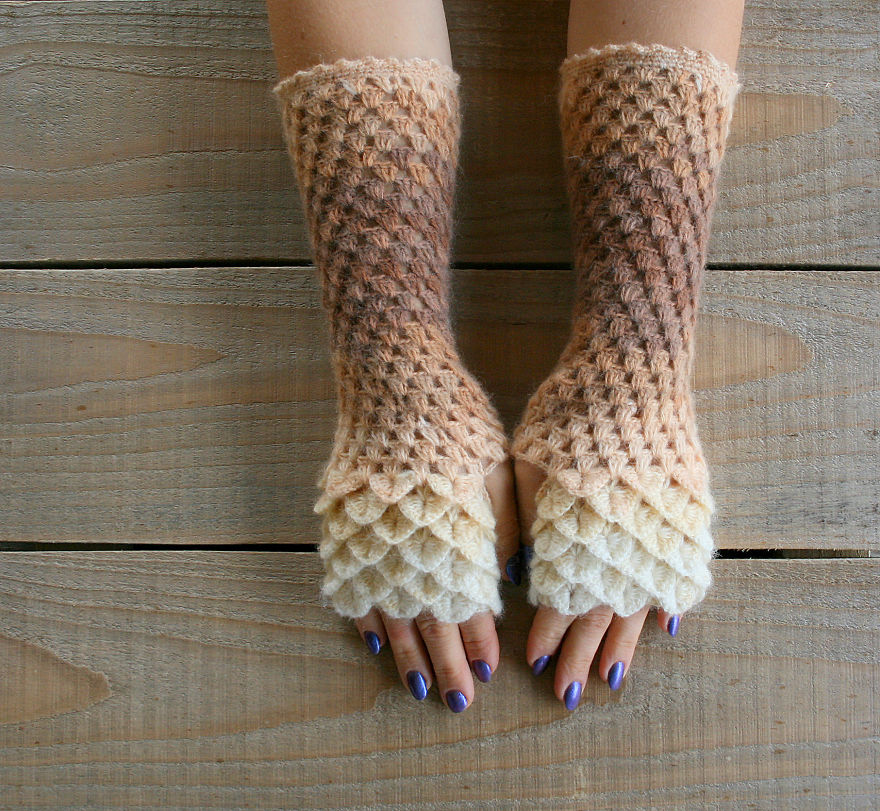 New Crochet Arm Warmers