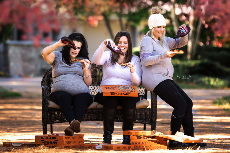 Pregnant Pizza Party