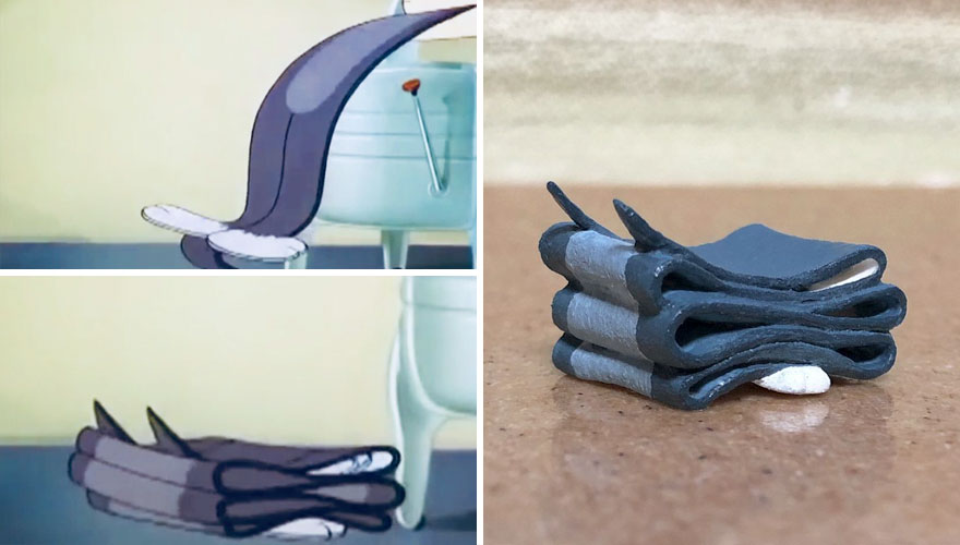 Japanese Artist Turns Tom's Most Unfortunate Moments Into Sculptures, And The Result Is Hilarious