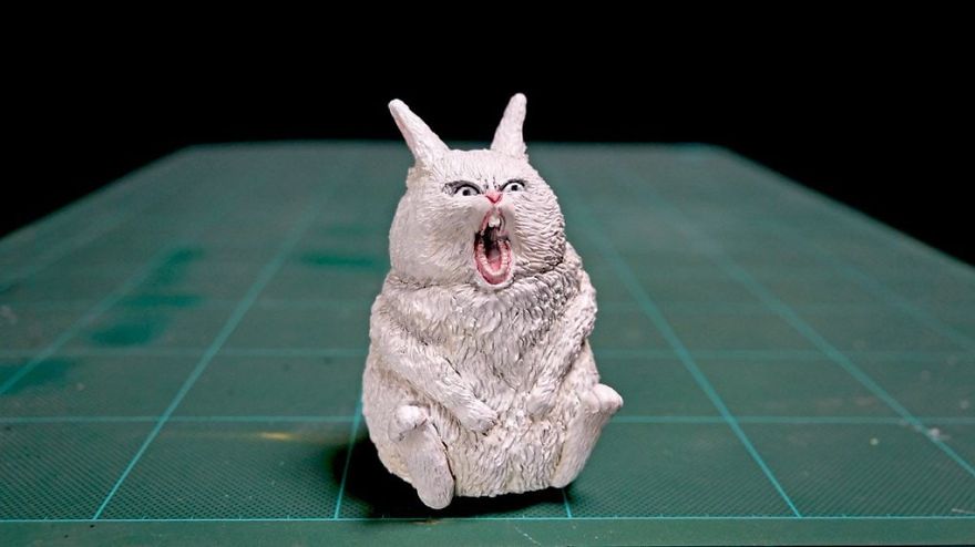 Japanese Artist Turns Awkward Animal Moments Into Sculptures, And The Result Is Hilarious