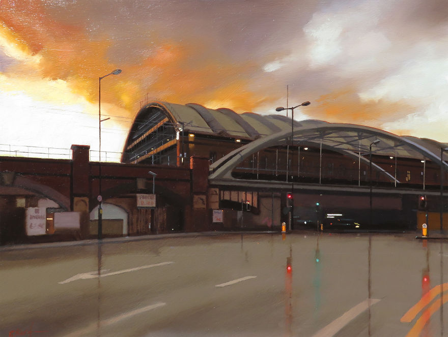 Stunning Oil Paintings Of Manchester