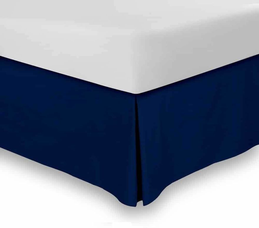 Navy Blue Bed Skirt : Do We Dream In Color Navy Blue Bed Skirt : Do We Dream In Color