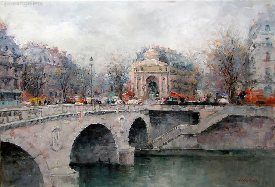Paris. Pont Saint-Michel