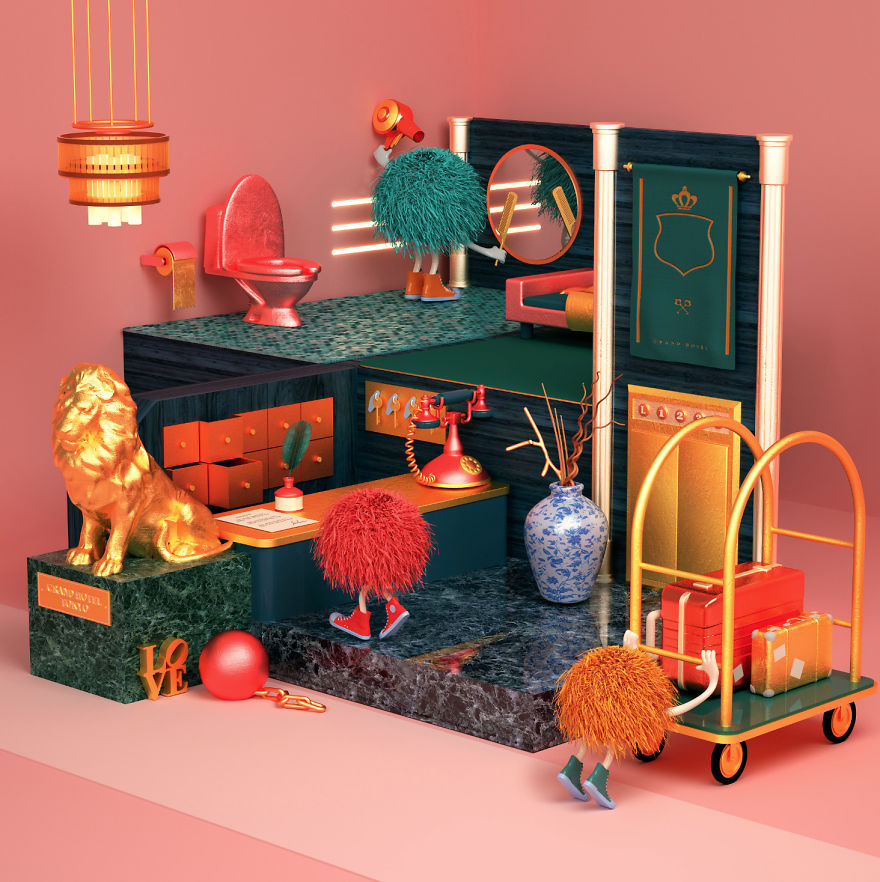 Stunning 3d Illustrations By Ryogo Toyoda