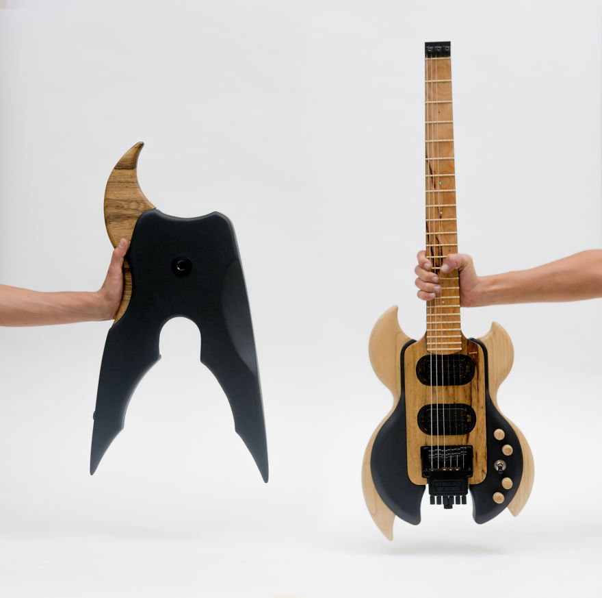 Take A Good Look At This New 2018 Guitar Design By Industrial Design Student Hila Bitton