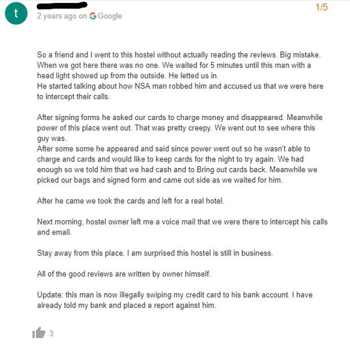 The Terrible Hostel Reviews Are Funny, But The Owner's Responses Are Hilarious