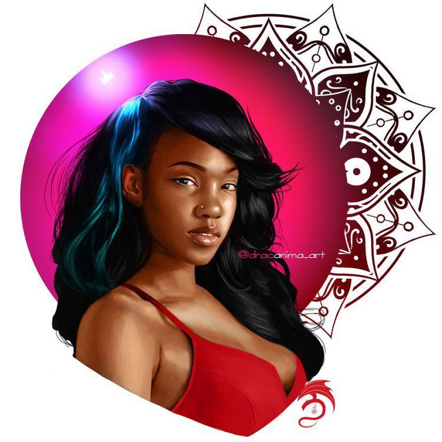 This Artist Taught Himself To Paint Realistic Digital Portraits From A Blank Page And They're Amazing This Artist Taught Himself To Paint Realistic Digital Portraits From A Blank Page And They're Amazing