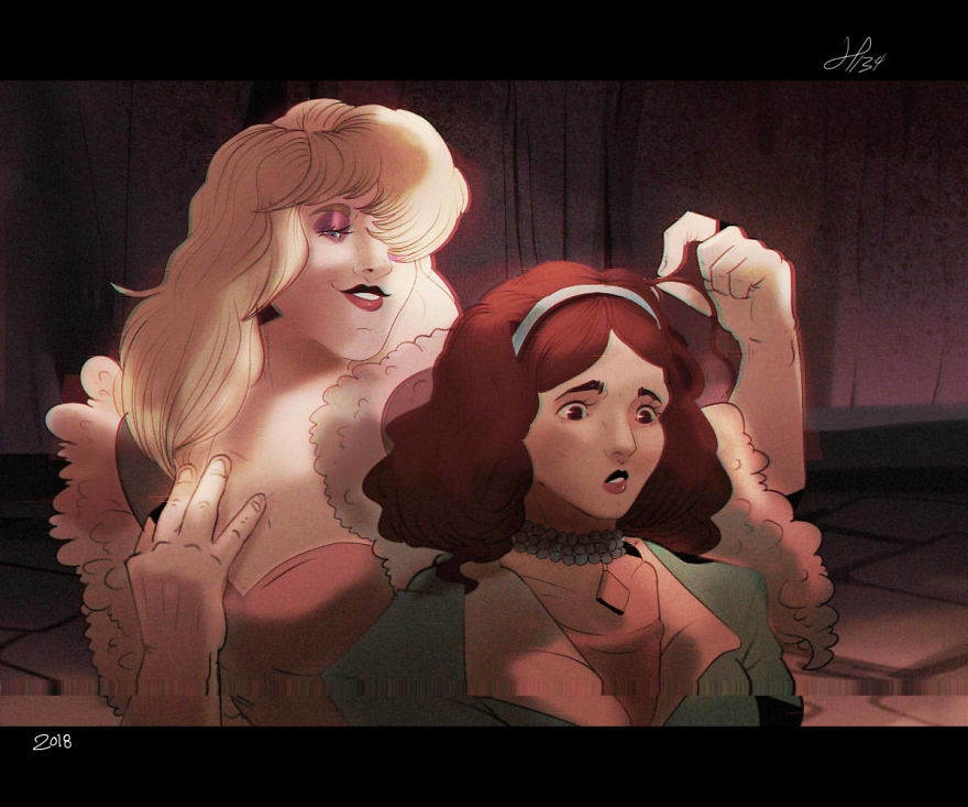 Artists Redesigned The Scene From The Movie 'Lady And The Tramp' As An Anime And The Internet Loved It Artists Redesigned The Scene From The Movie 'Lady And The Tramp' As An Anime And The Internet Loved It