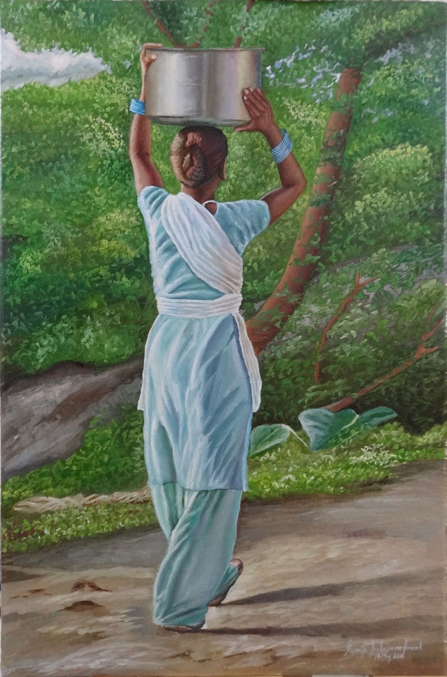 The Woman Carrying Water