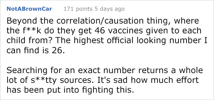 Anti-Vaxxer Tries To Prove Vaccines Cause Autism, Someone Finds A Genius Way To Show They're Wrong